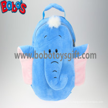11.8 &quot;Синий слон мультфильм Детские плечи плюшевые рюкзаки Bos-1228 / 30см